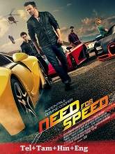 Need for Speed (2014) BRRip Original [Telugu + Tamil + Hindi + Eng] Dubbed Movie Watch Online Free